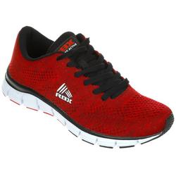 Men's Ombre Knit Athletic Sneakers - Red