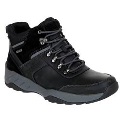 Men's Solid Outdoor Boots - Black