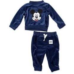 Baby Boys 2 Pc Mickey Print Pants Set