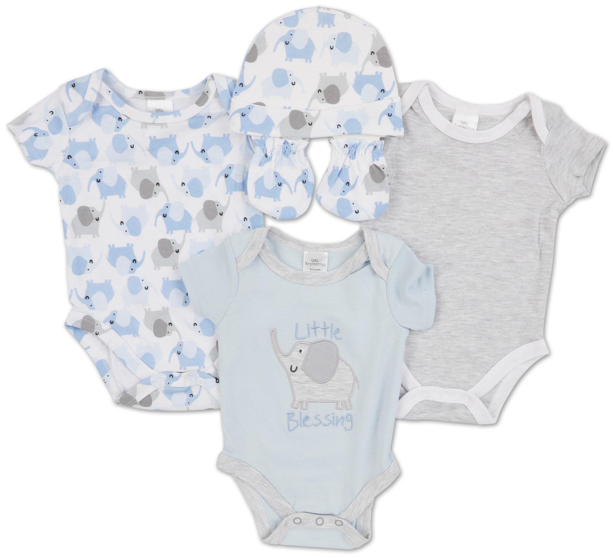 Carter's Baby Boys' 2-Piece Pants Set Outfit - gray multi, 6 - 9 months  (Newborn)