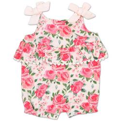 Baby Girls 2 Pc Floral Shorts Set