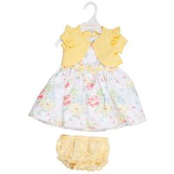 Baby Girls 3 Pc Easter Dress