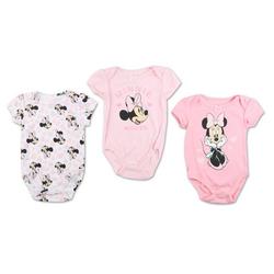 Baby Girls 3 Pk Minnie Mouse Creepers
