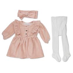 Baby Girls 3 Pc Dress Set