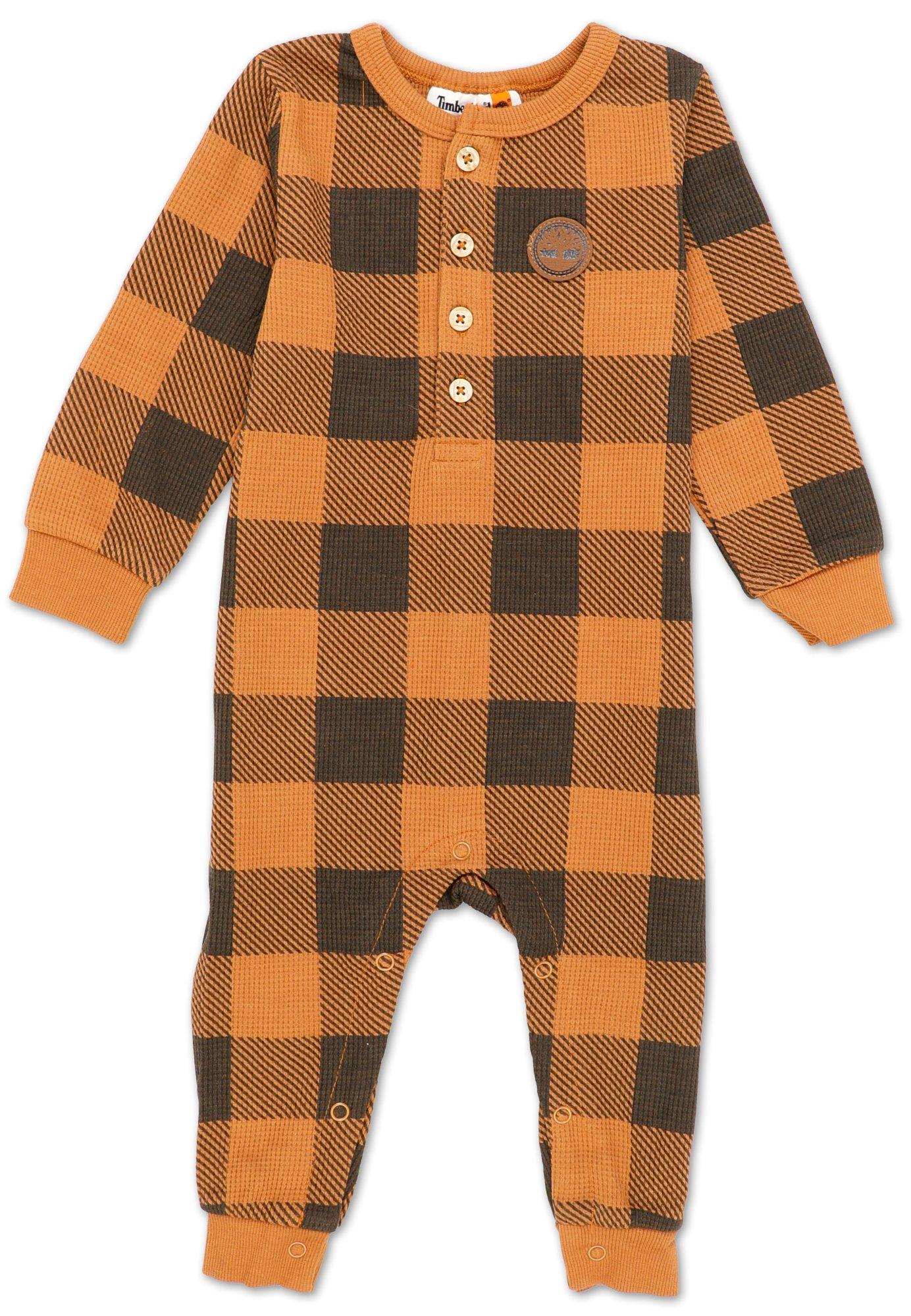 Baby Boys Plaid Onesie