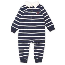 Baby Boys Stripe Print Jumpsuit