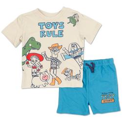 Baby Boys 2 Pc Toy Story Shorts Set