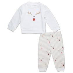 Baby Boy's 2 Pc Reindeer Pants Set