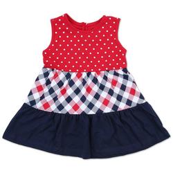 Baby Girls Sleeveless Americana Dress