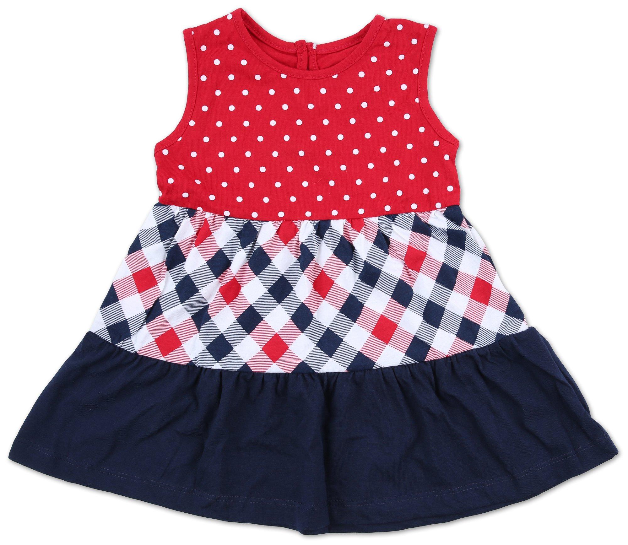 Baby Girls Sleeveless Americana Dress