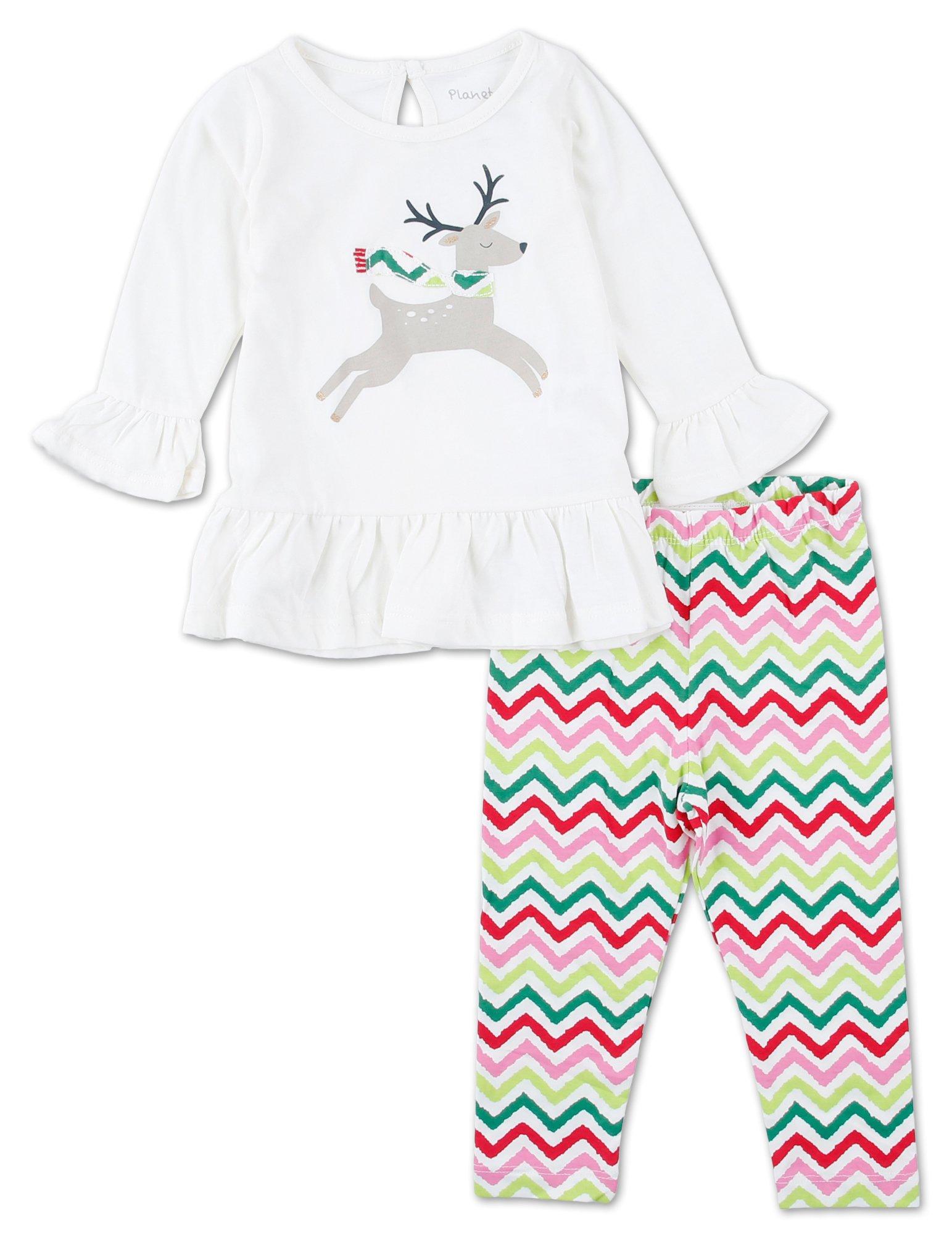 Baby Girls 2 Pc Pants Set
