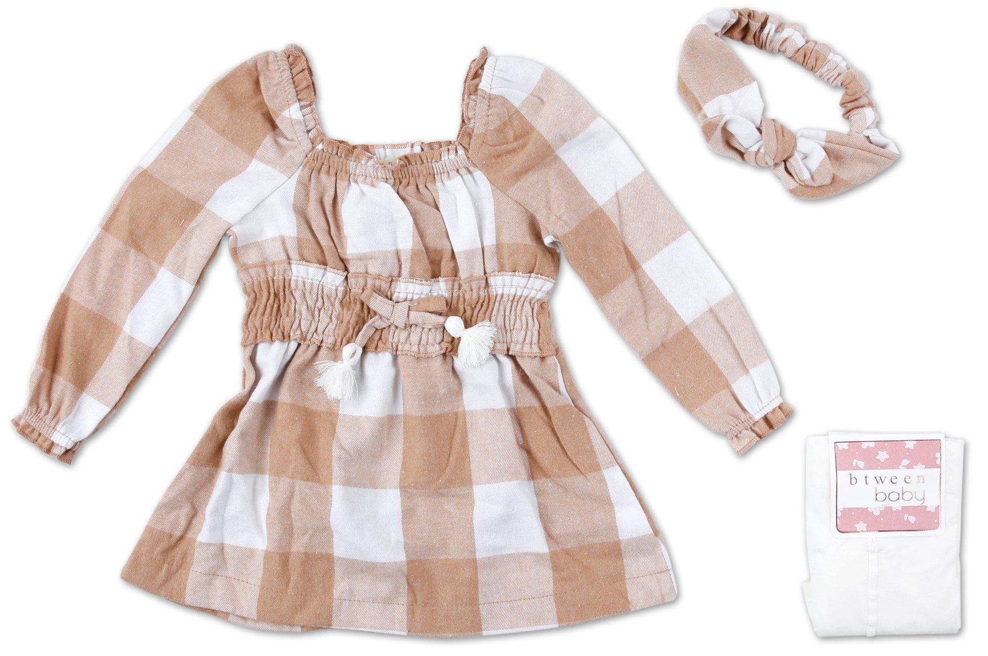 Baby Girls Gingham Print Dress