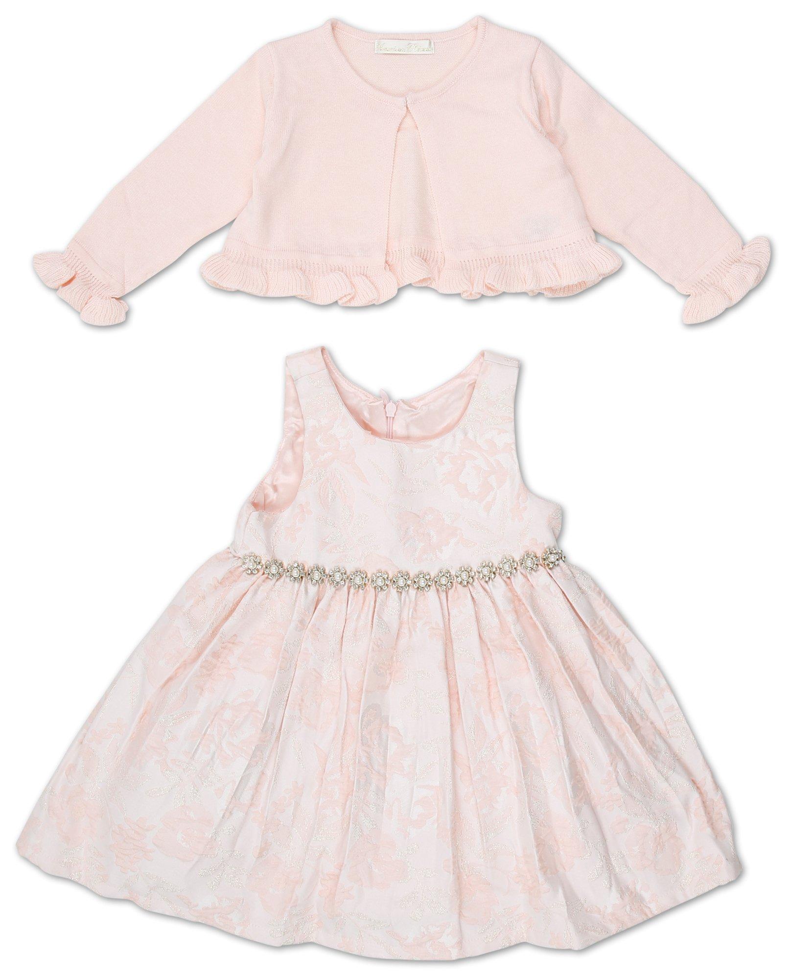 Baby Girls 2 Pc Dress Set