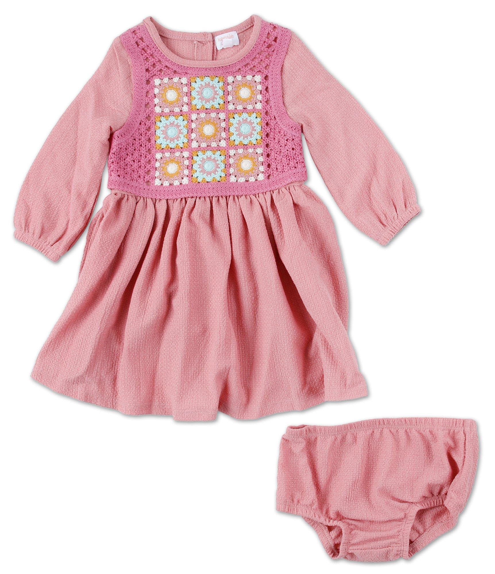 Baby Girls 2 Pc Dress & Shorts Set