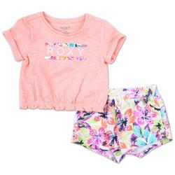 Baby Girls 2 Pc Shorts Set
