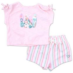 Baby Girls 2 Pc Shorts Set