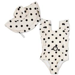 Baby Girls 2 Pc Polka Dot Swimsuit Set