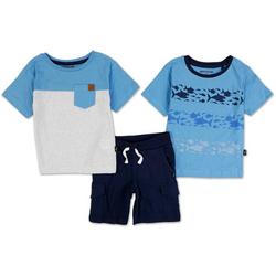 Toddler Boys 3 Pc Shorts Set