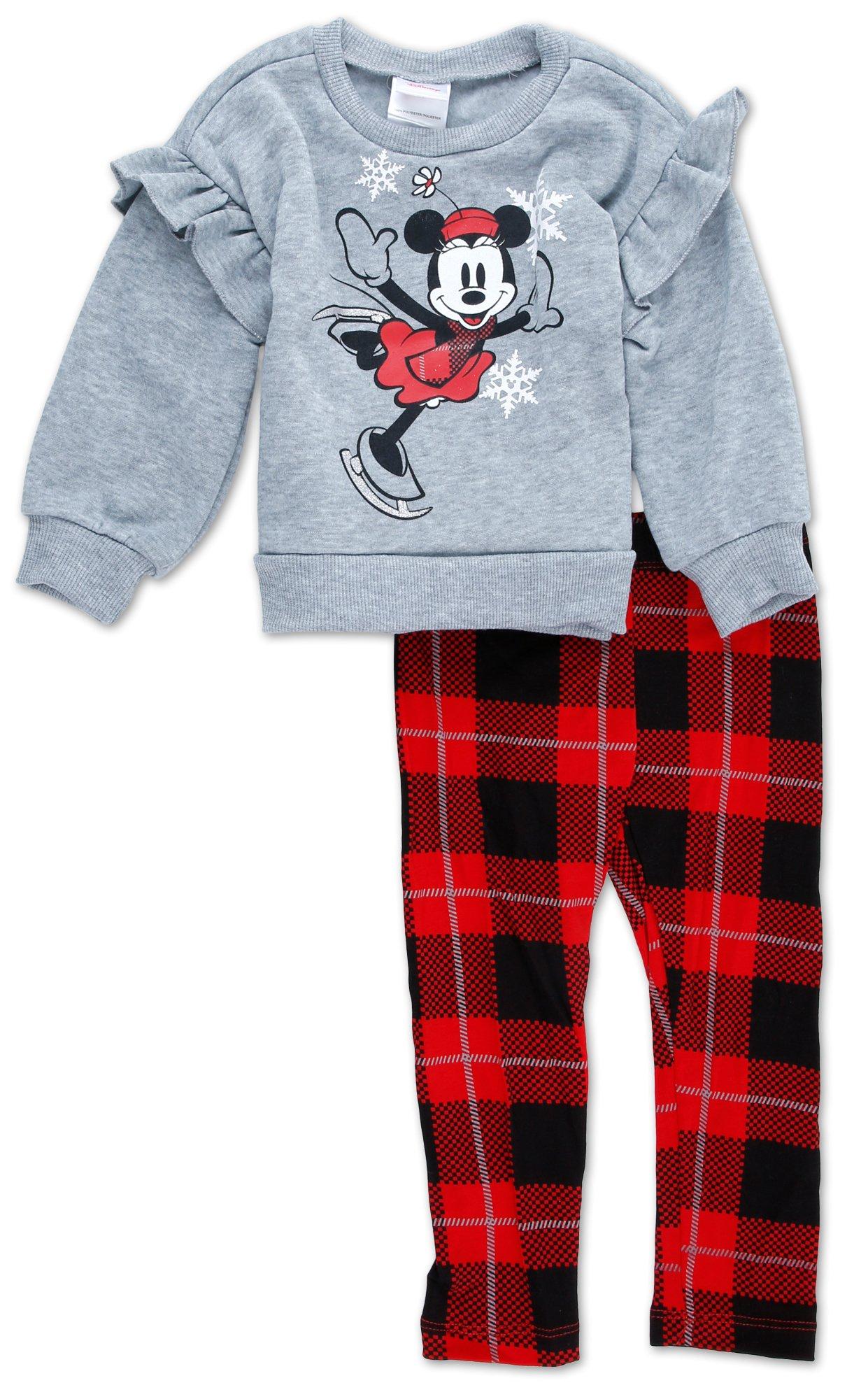 Toddler Girls 2 Pc Minnie Mouse Pants Set