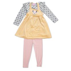 Toddler Girls 3 Pc Disney Minnie Mouse Dress Set - Multi