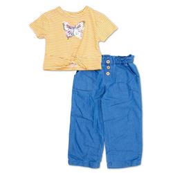 Toddler Girls 2 Pc Pants Set - Multi