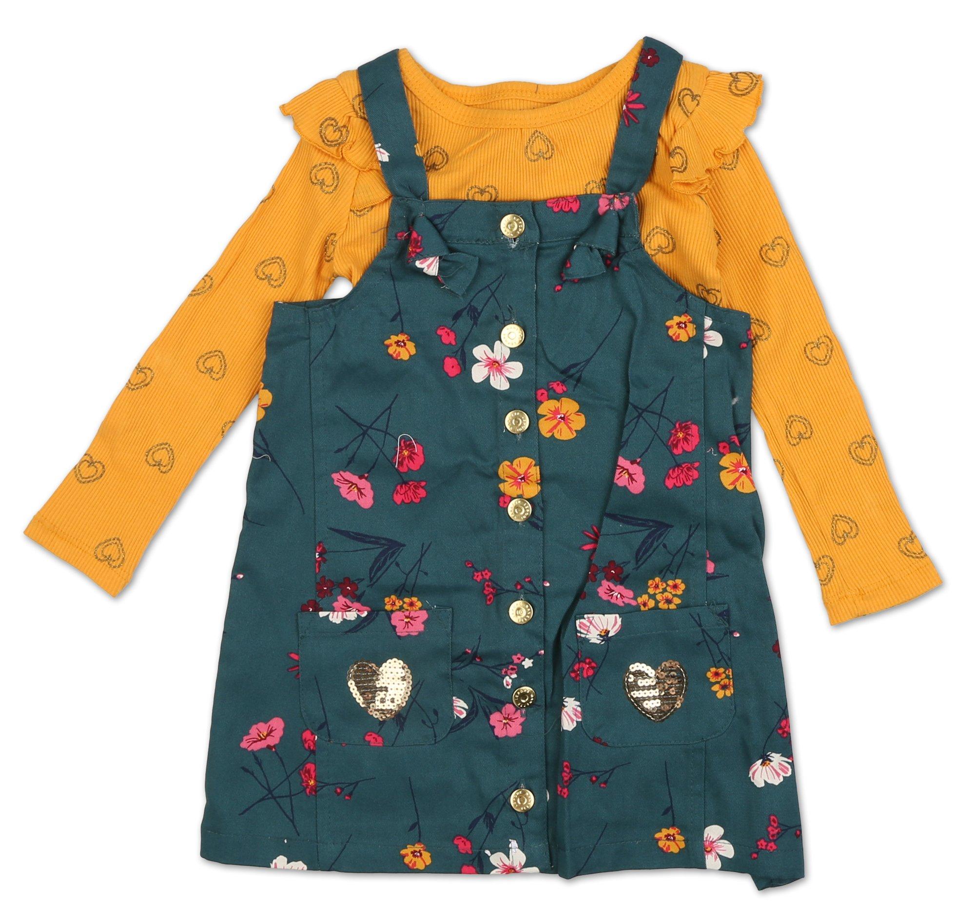 Toddler Girls 2 Pc Dress Set - Multi