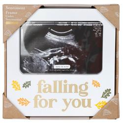 7x7 Falling For You Sentiment Frame - White