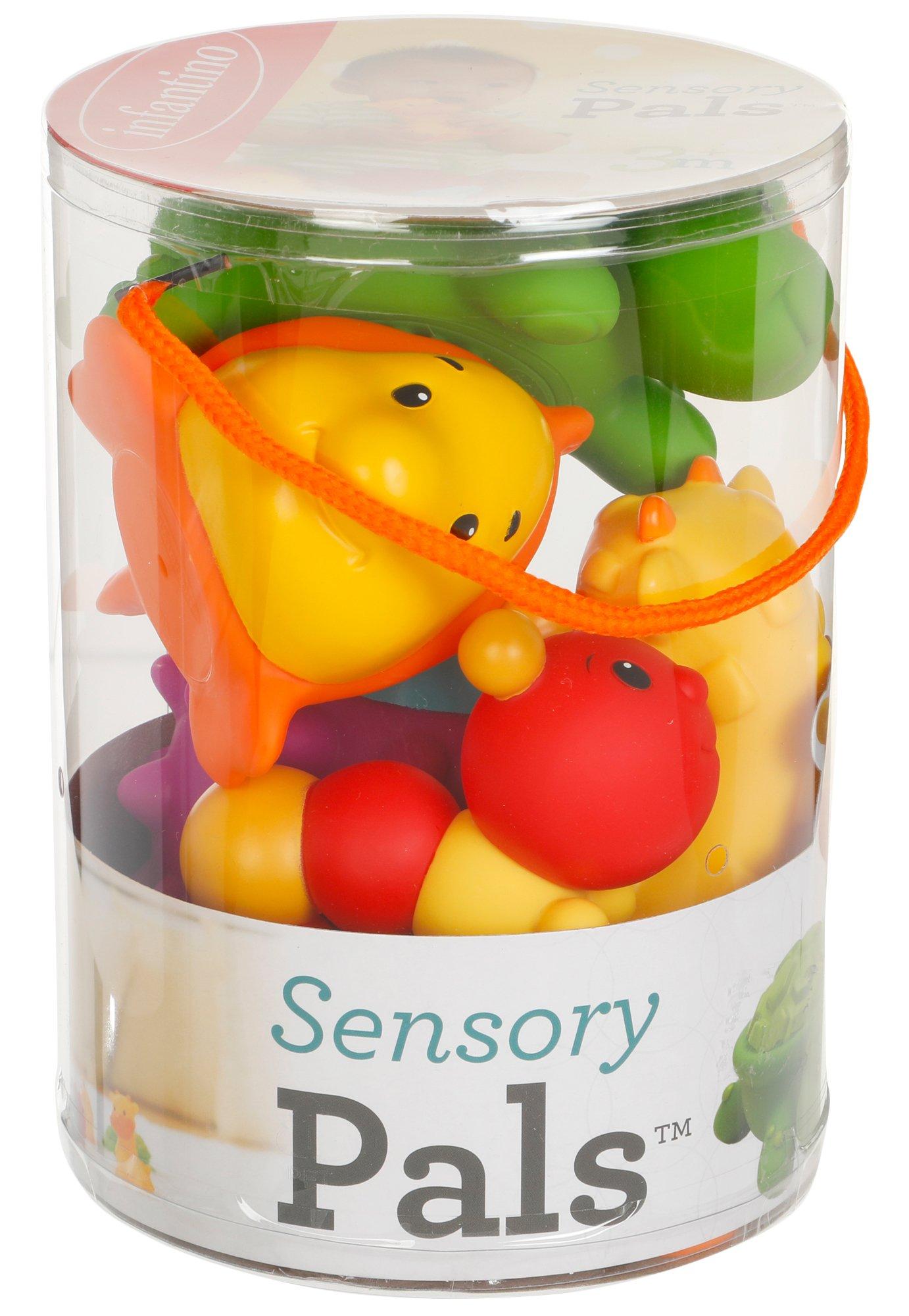 5 Pk Sensory Pals Baby Toys