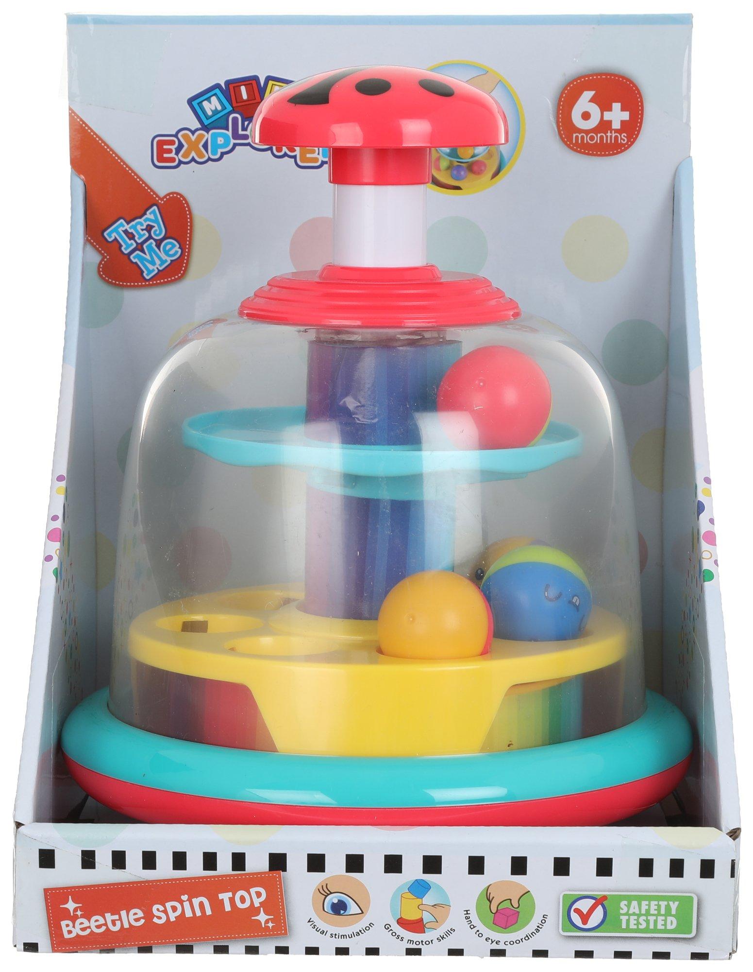 Beetle Spin Top Baby Toy