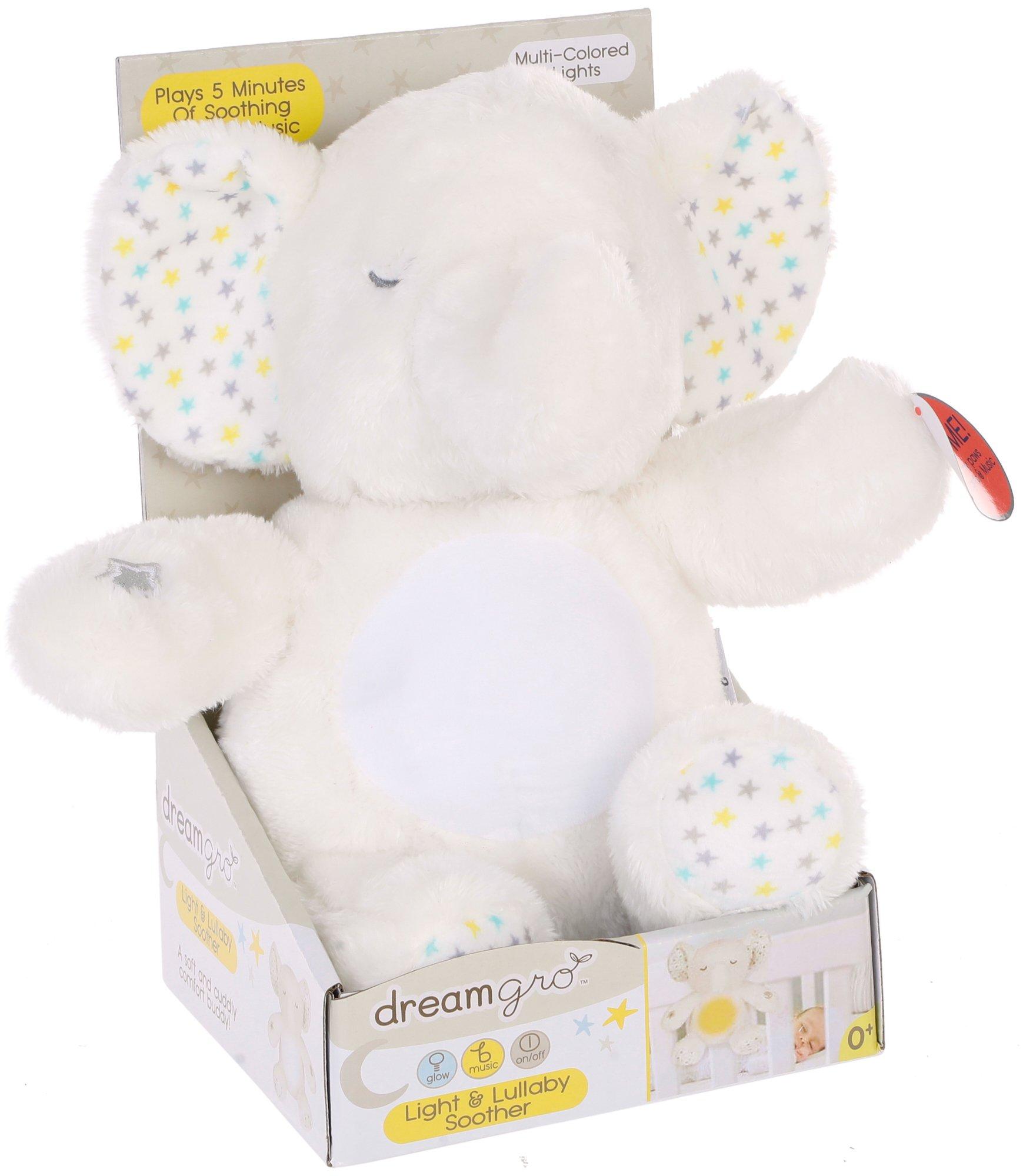 Baby Light & Lullaby Elephant Soother Toy