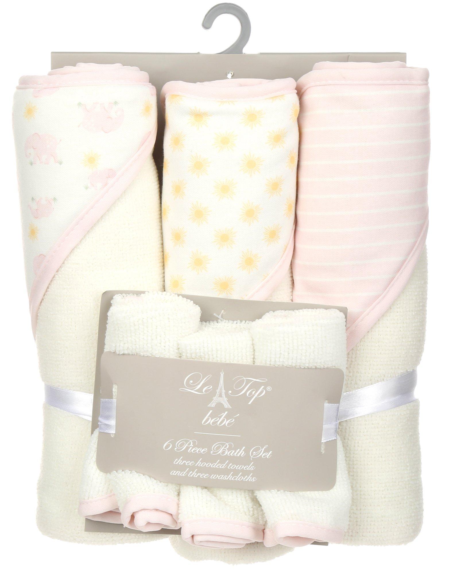 Baby Girls 6 Pc Bath Set