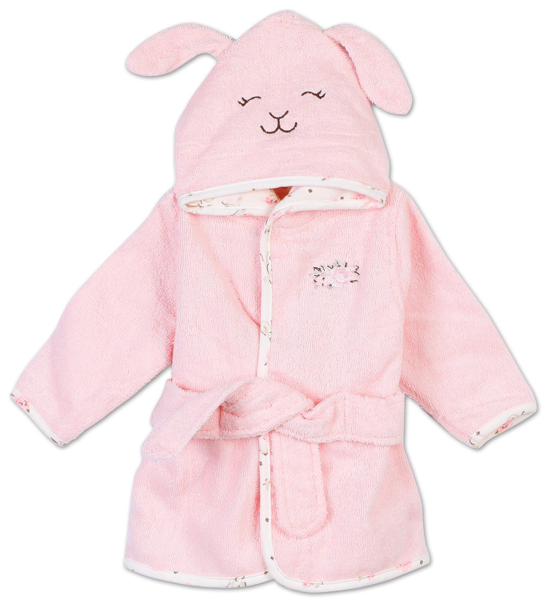 Baby Girls Plush Bunny Hooded Bath Robe
