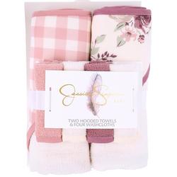 6 Pc Baby Washcloths and Towels Pack