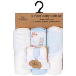 6 Pc Baby Bath Set