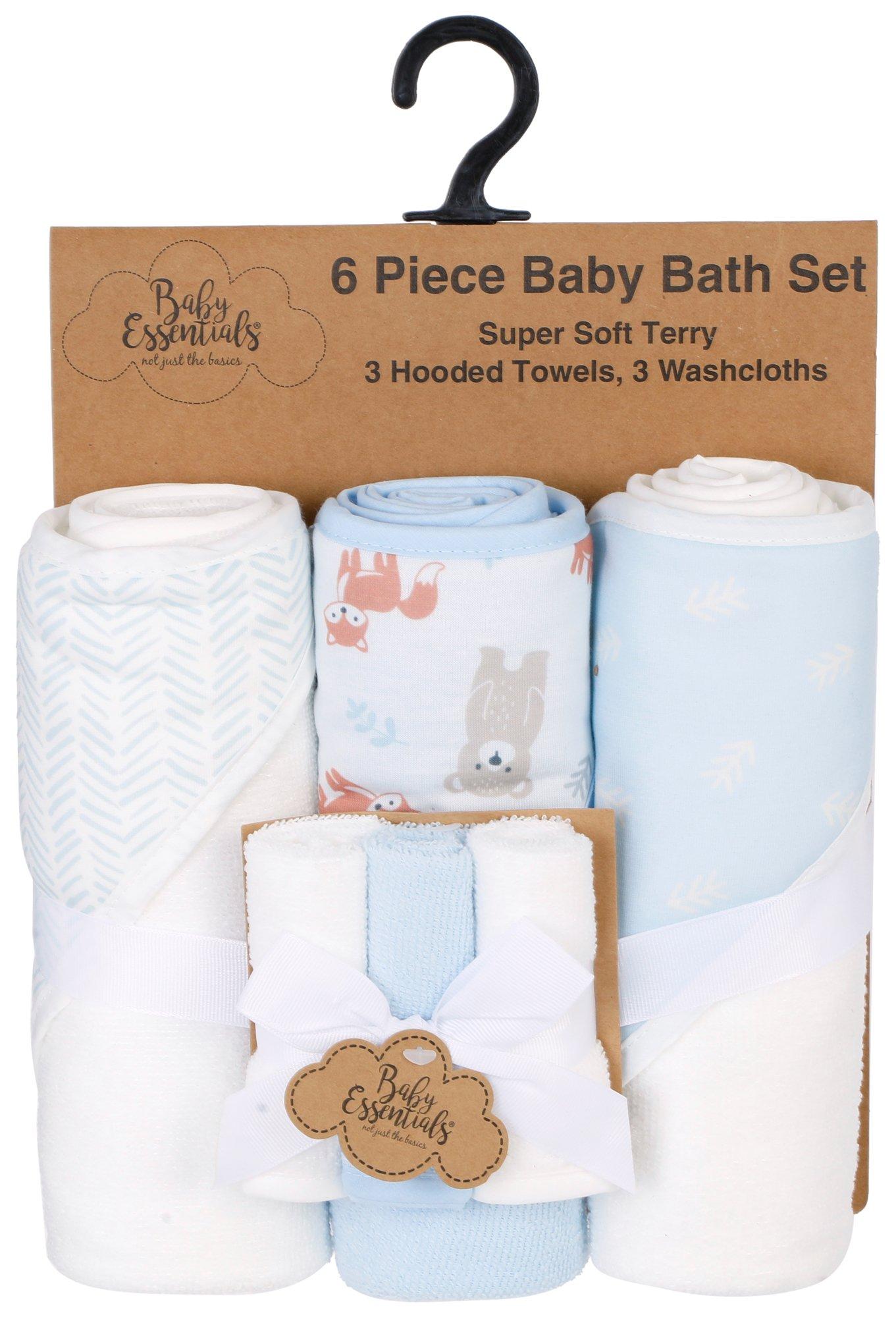 6 Pc Baby Bath Set