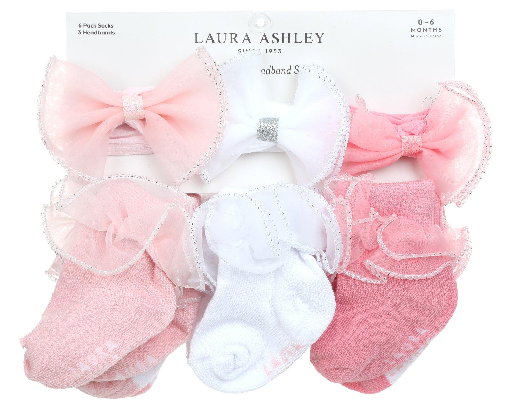 Laura ashley baby hot sale socks and headband