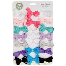Baby Girls 20 Pk Hair Bow Clippies
