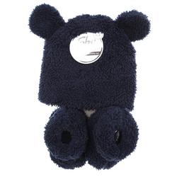 Baby Girl 2 Pc Plush Bear Hat and Footies