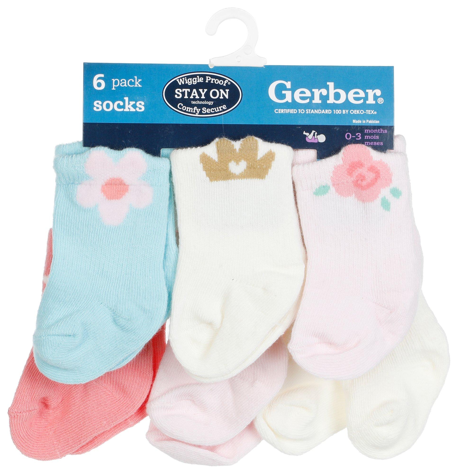 6 Pk Baby's Socks