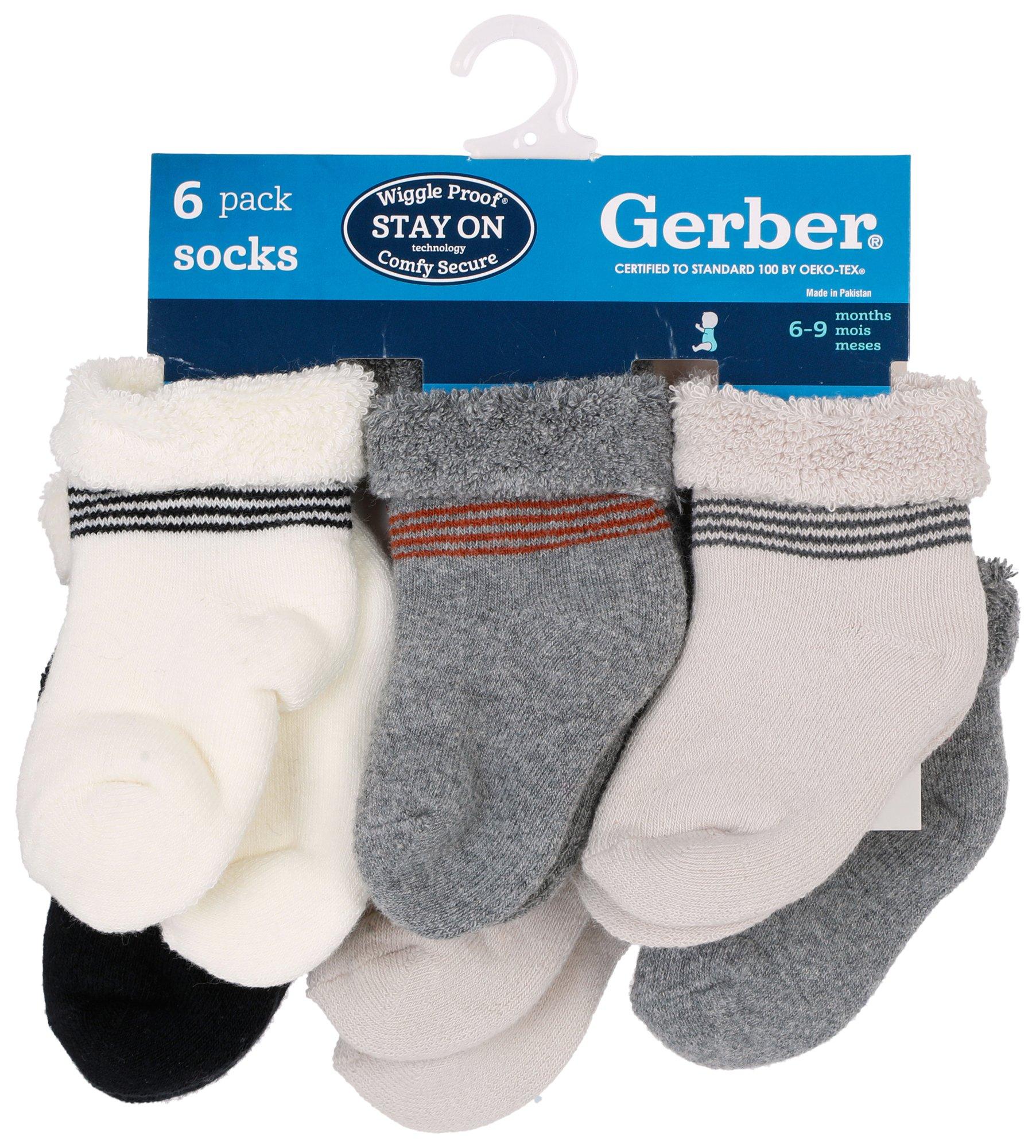 Baby Boys 6 Pk Socks