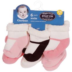 Baby Girls 6 Pk Socks
