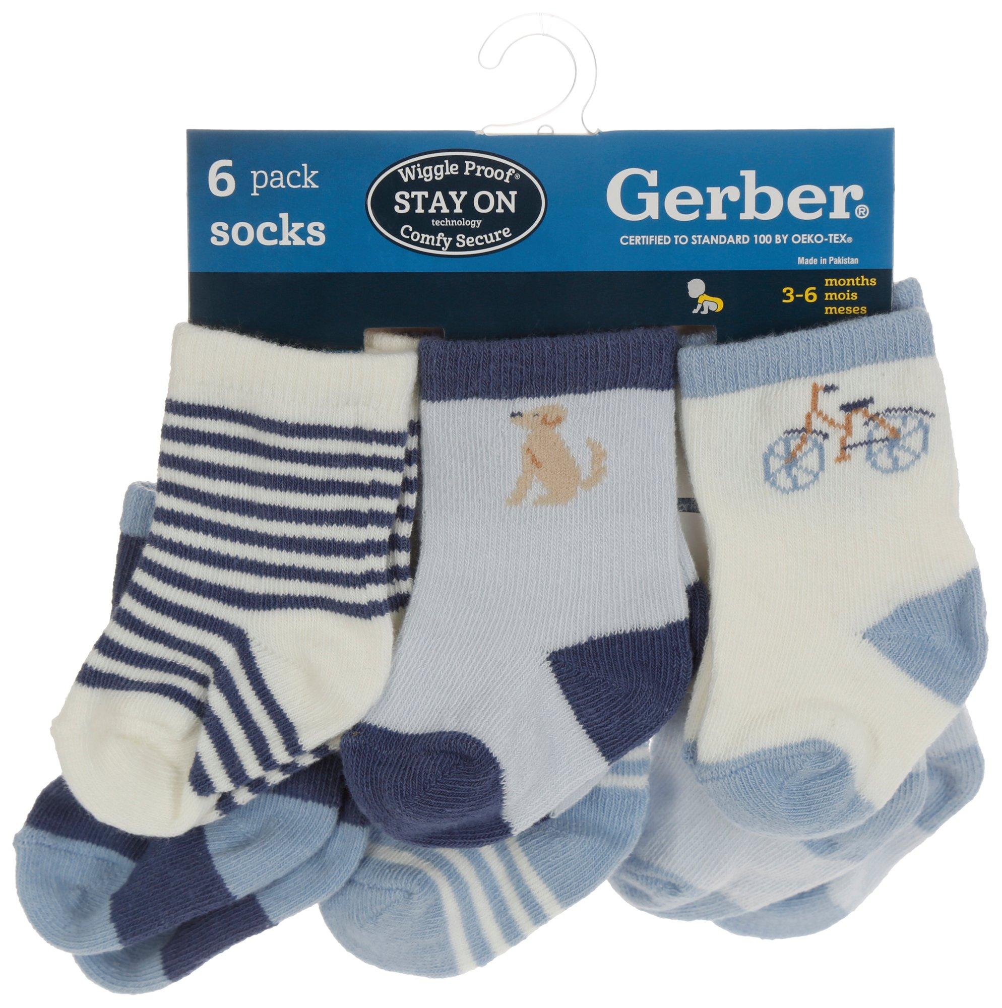 Baby Boys 6 Pk Socks