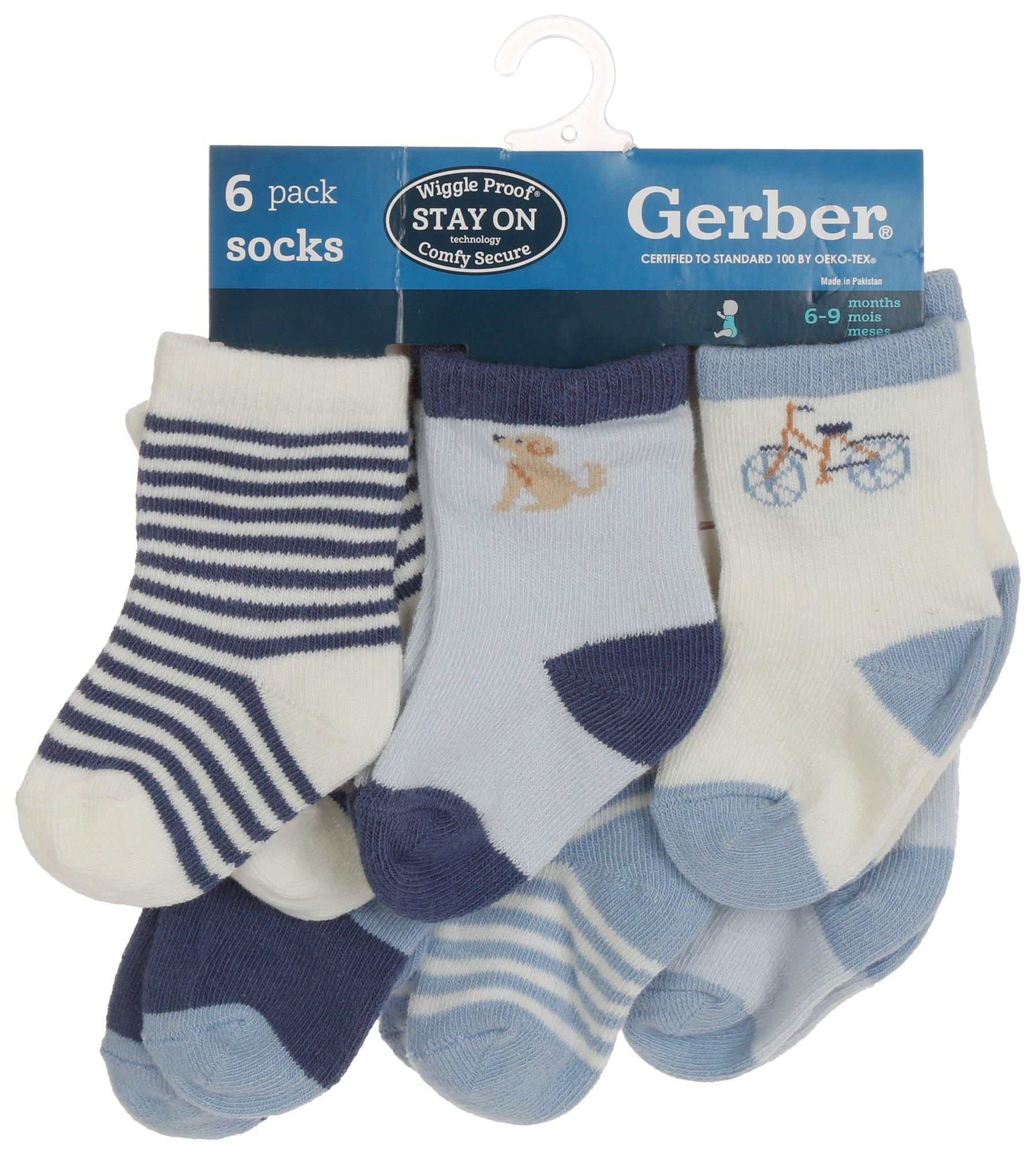 Baby Boys 6 Pk Socks