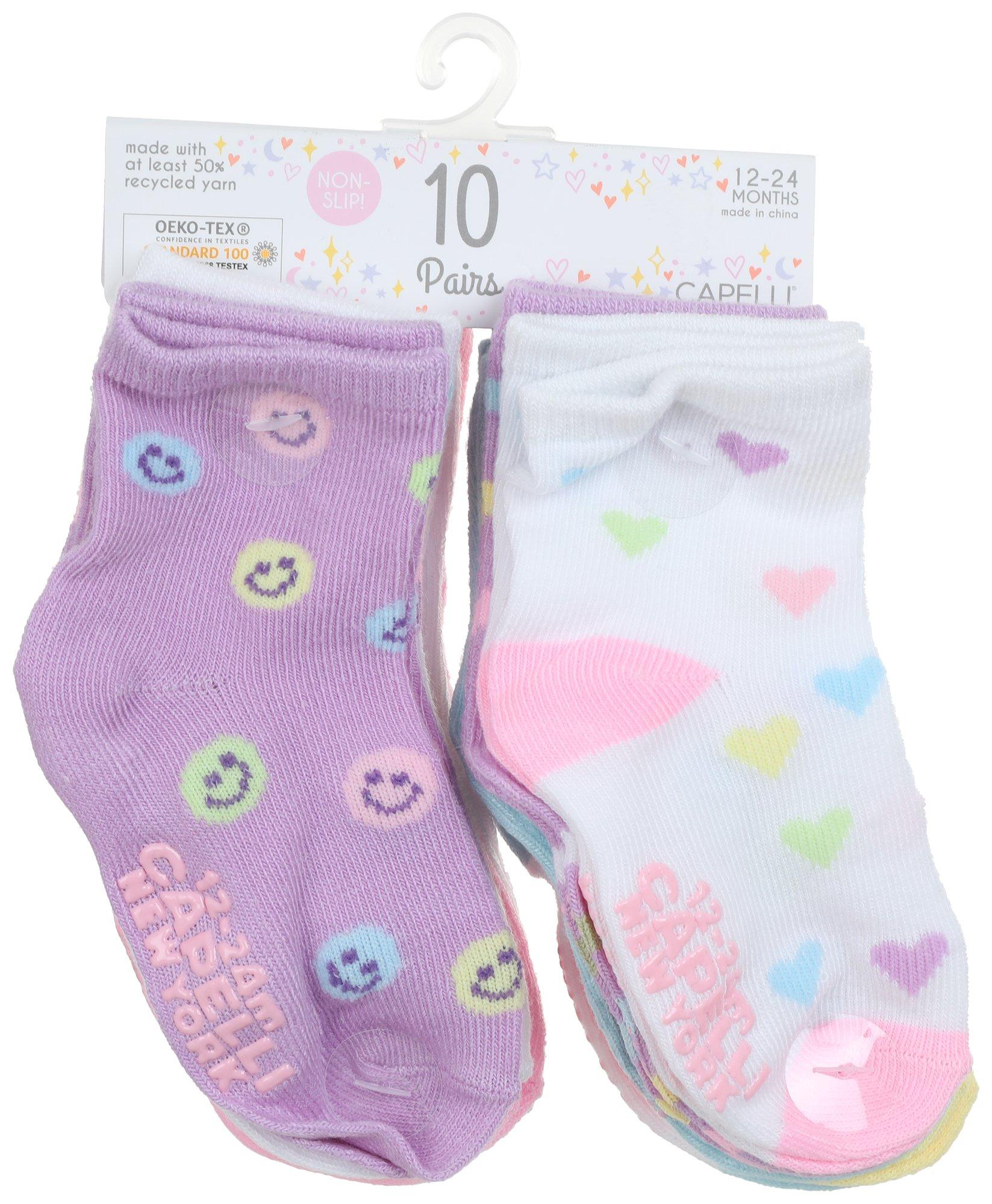 Baby Girls 10 Pk Socks