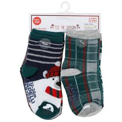 Baby 6 Pk Christmas Print Socks