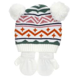3 Pc Winter Hat and Gloves Set
