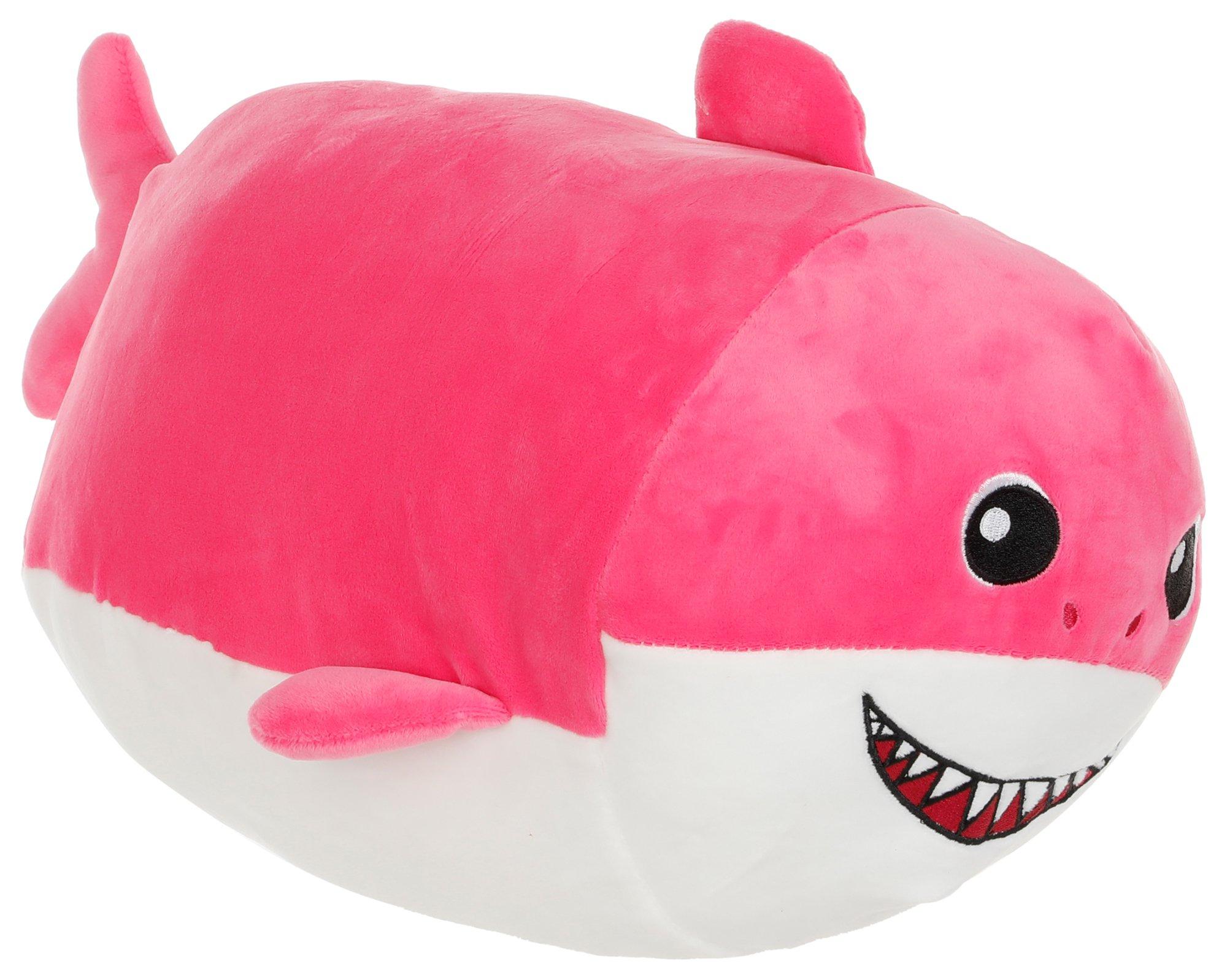 18 in. Shark Plush Animal-pink