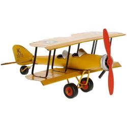Vintage Aircraft Home Accent - Yellow Multi