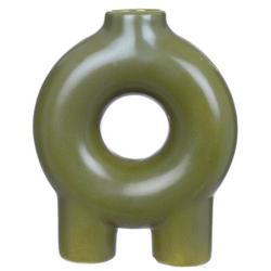 7'' Round Vase - Green