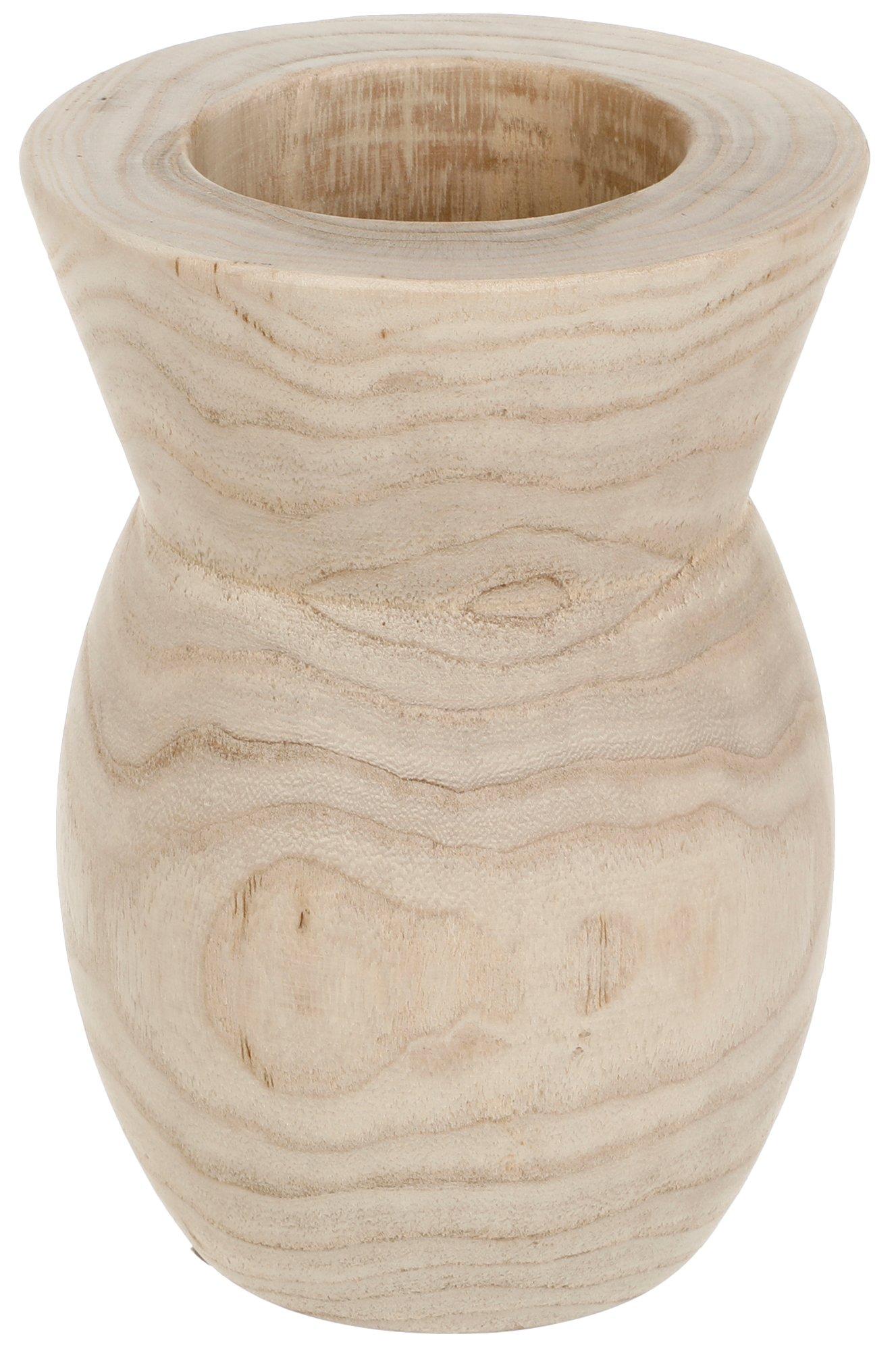 10x7 Wooden Vase